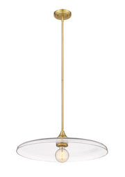 Paloma 1 Light 24" Pendant in Olde Brass