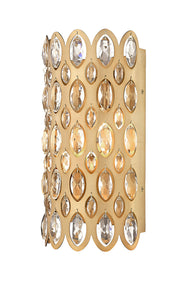 Dealey 2 Light 6.75" Wall Sconce in Heirloom Brass
