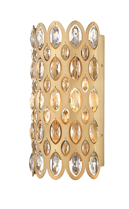 Dealey 2 Light 6.75" Wall Sconce in Heirloom Brass