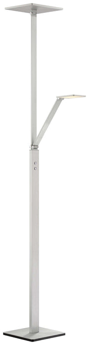 LED Floor Lamp in Chiseled Nickel - Lamps Expo