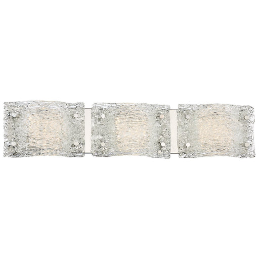 Forest Ice 3-Light LED Bath Vanity Light in Chrome