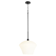 Cassini 15" Pendant in Matte Black