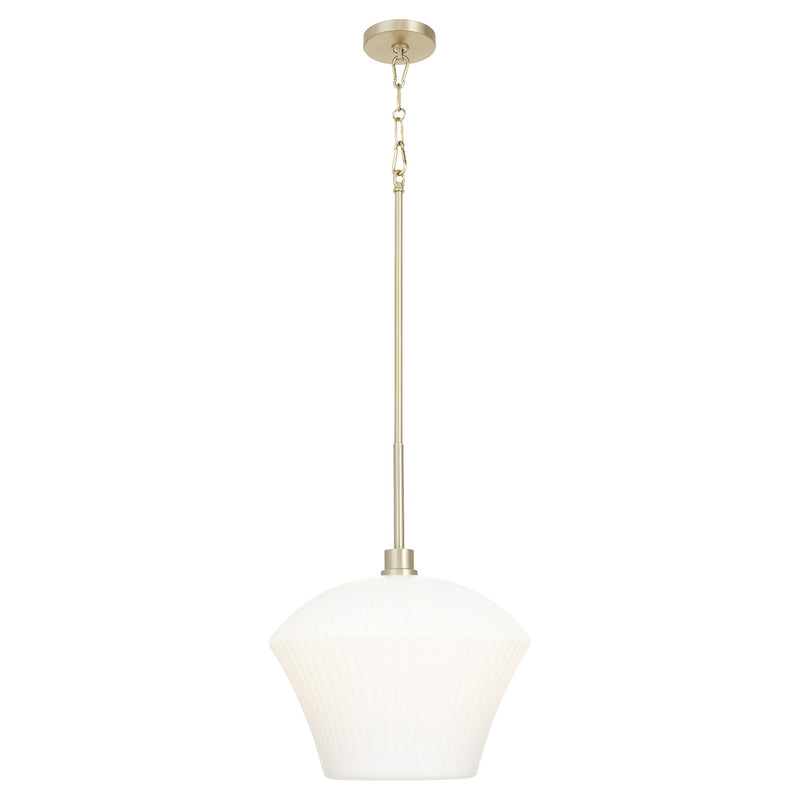 Cassini 15" Pendant in Aged Brass