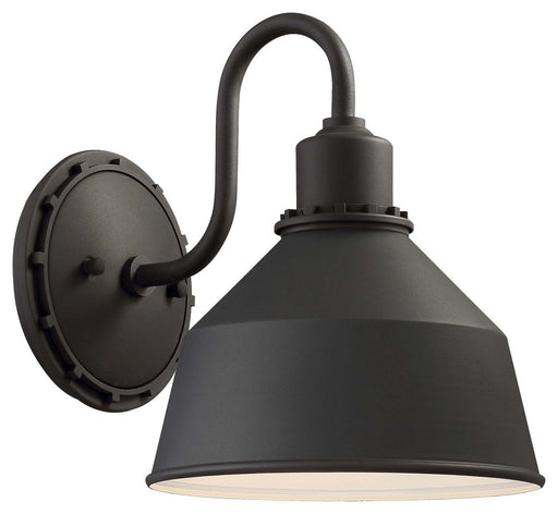 Mantiel Small Outdoor Wall Sconce in Black