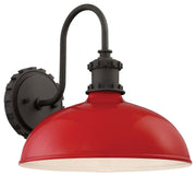 Escudilla Outdoor Wall Sconce in Red Gloss