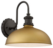 Escudilla Outdoor Wall Sconce in Painted Honey Gold