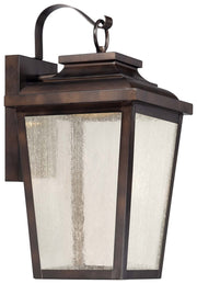 Irvington Manor 3-Light Outdoor Wall Lantern in Chelsea Bronze