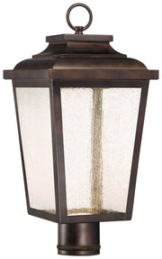 Irvington Manor 3-Light Outdoor Post Light in Chelesa Bronze