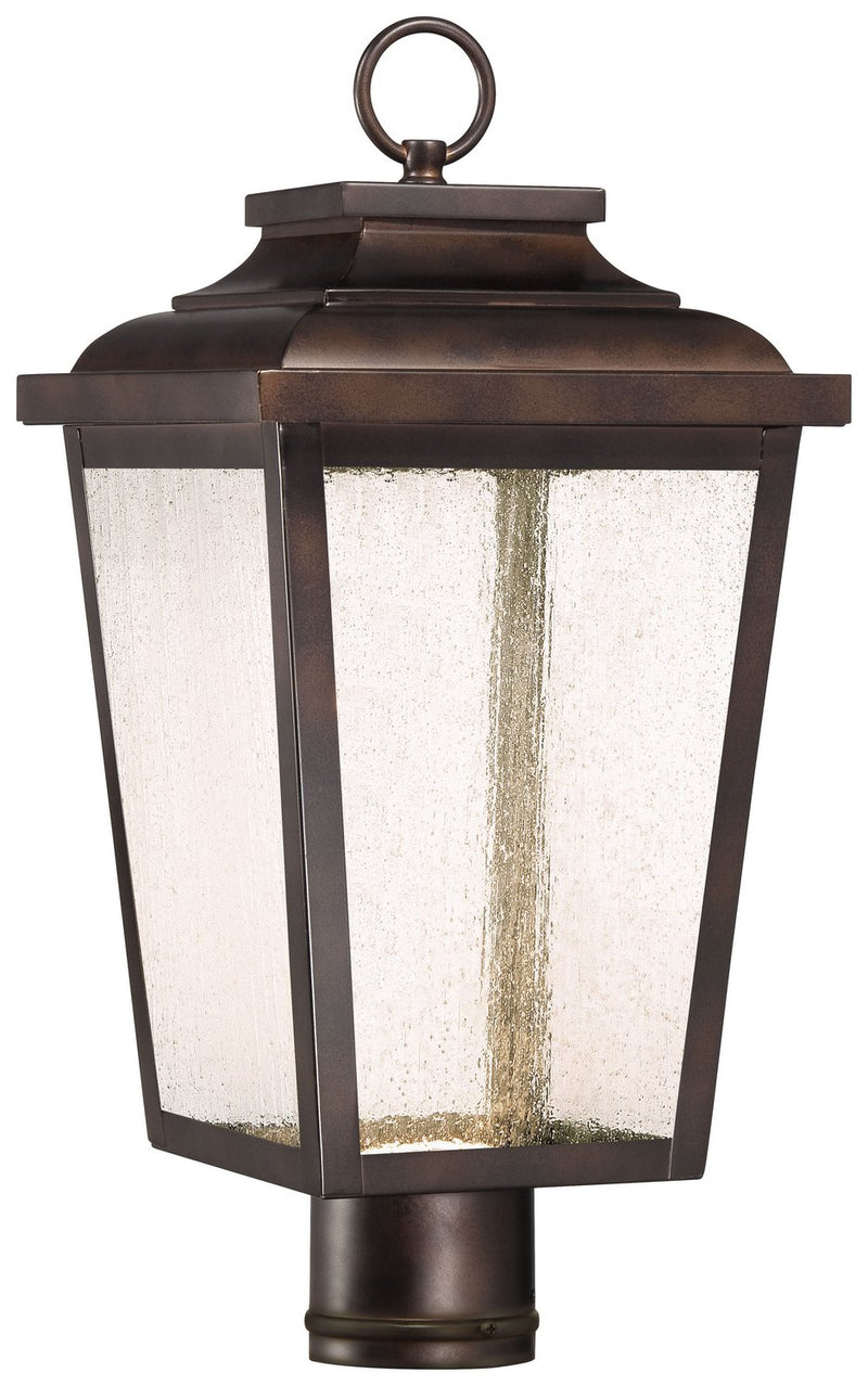 Irvington Manor 3-Light Outdoor Post Light in Chelesa Bronze