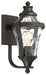Libre 1-Light Outdoor Wall Lamp in Coal & Water Glass
