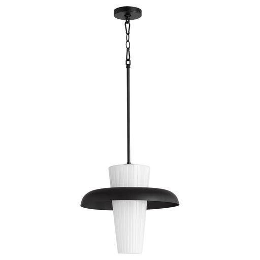 Mallory 16" Shade Pendant in Matte Black
