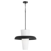 Mallory 20" Shade Pendant in Matte Black