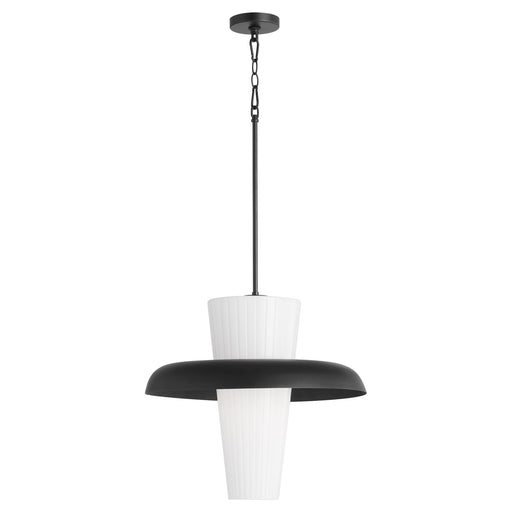 Mallory 20" Shade Pendant in Matte Black