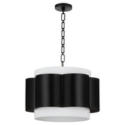 Belinder 4 Light Drum Pendant in Matte Black