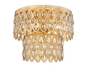 Dealey 5 Light 15" Flush Mount in Heirloom Brass