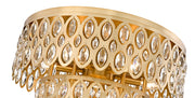 Dealey 9 Light 20" Flush Mount in Heirloom Brass