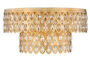 Dealey 12 Light 24" Flush Mount in Heirloom Brass