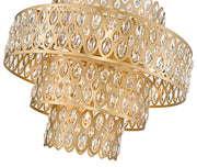 Dealey 13 Light 25.75" Pendant in Heirloom Brass