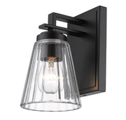 Lyna 1 Light 5" Wall Sconce in Matte Black