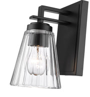 Lyna 1 Light 5" Wall Sconce in Matte Black
