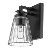 Lyna 1 Light 5" Wall Sconce in Matte Black