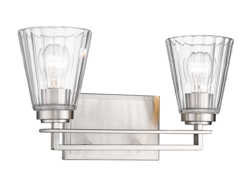Lyna 2 Light 16" Vanity in Brushed Nickel
