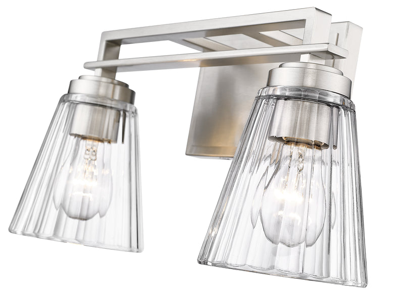 Lyna 2 Light 16" Vanity in Brushed Nickel
