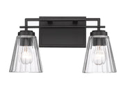 Lyna 2 Light 16" Vanity in Matte Black