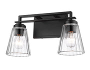 Lyna 2 Light 16" Vanity in Matte Black