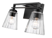 Lyna 2 Light 16" Vanity in Matte Black