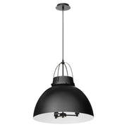 Pruitt 21" 3 Light Pendant in Matte Black