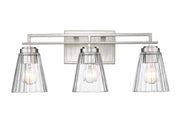 Lyna 3 Light 22" Vanity in Brushed Nickel