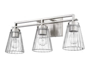 Lyna 3 Light 22" Vanity in Brushed Nickel