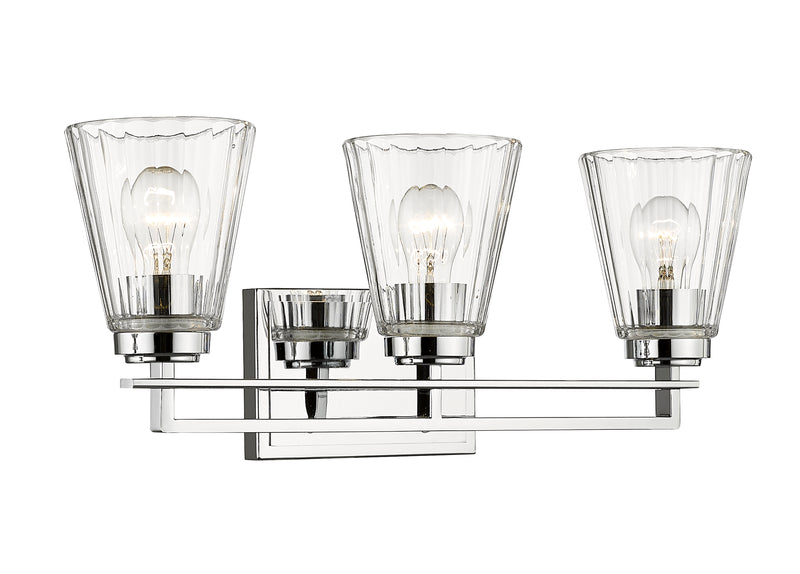 Lyna 3 Light 22" Vanity in Chrome