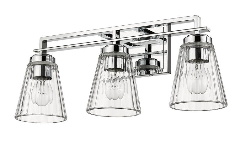 Lyna 3 Light 22" Vanity in Chrome