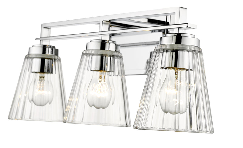 Lyna 3 Light 22" Vanity in Chrome