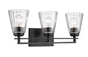 Lyna 3 Light 22" Vanity in Matte Black