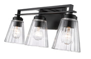 Lyna 3 Light 22" Vanity in Matte Black
