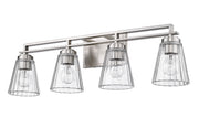 Lyna 4 Light 30.5" Vanity in Brushed Nickel