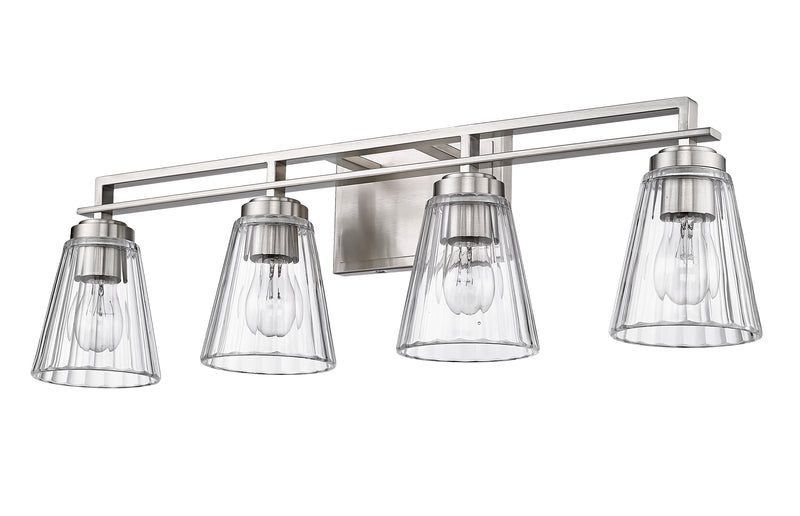 Lyna 4 Light 30.5" Vanity in Brushed Nickel