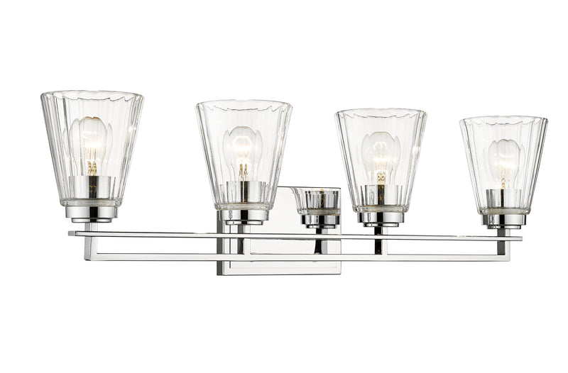 Lyna 4 Light 30.5" Vanity in Chrome