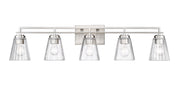 Lyna 5 Light 38.75" Vanity in Brushed Nickel