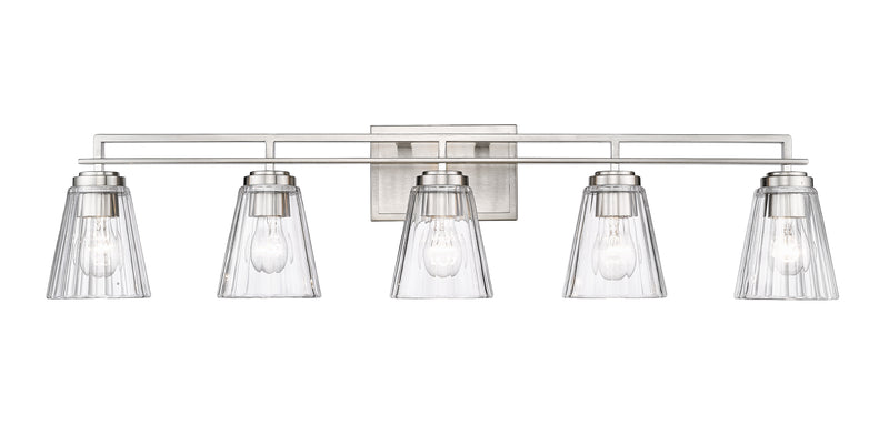 Lyna 5 Light 38.75" Vanity in Brushed Nickel