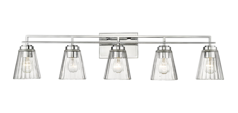 Lyna 5 Light 38.75" Vanity in Chrome