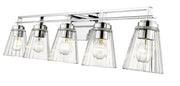 Lyna 5 Light 38.75" Vanity in Chrome