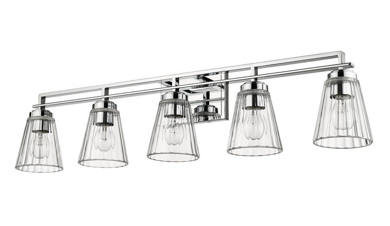 Lyna 5 Light 38.75" Vanity in Chrome