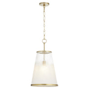 Providence 13" Pendant in Aged Brass