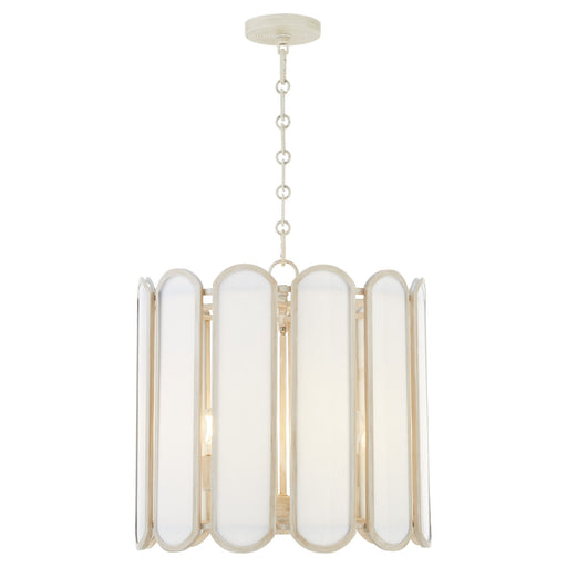 Belleview 4 Light Pendant in Washed Oak