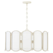 Belleview 5 Light Pendant in Washed Oak