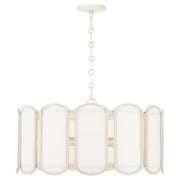 Belleview 5 Light Pendant in Washed Oak
